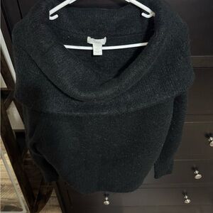H&M Black Cowl Neck Sweater